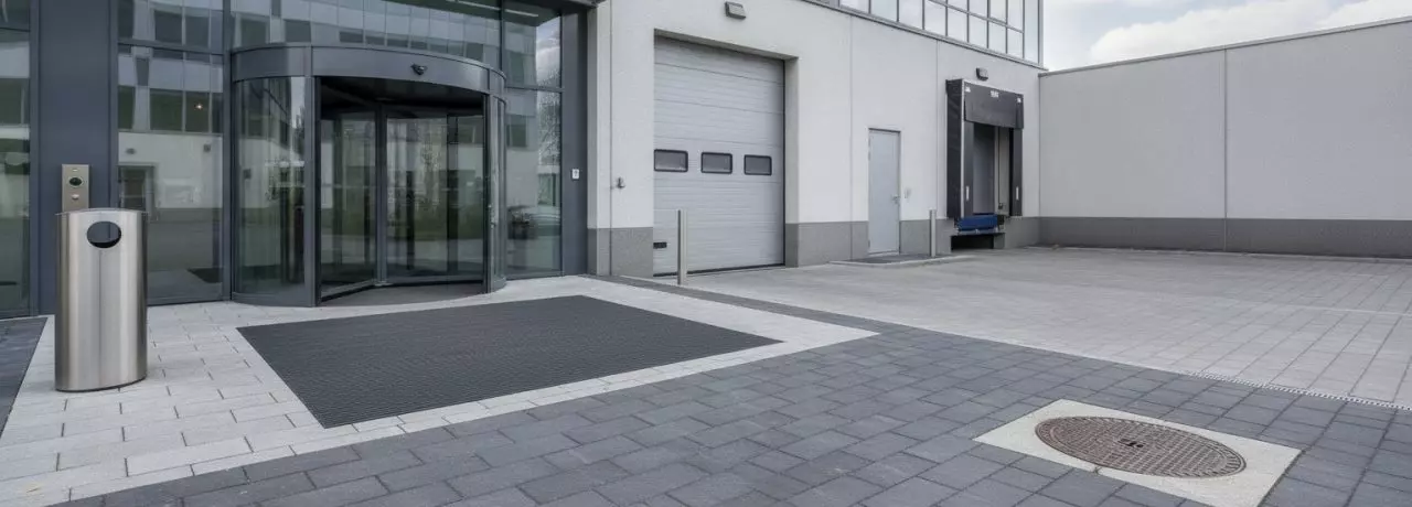 10 tips om bladeren en straatvuil rond entrees en laadperrons te beperken. 10 tips om bladeren en straatvuil rond entrees en laadperrons te beperken.