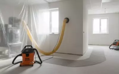Home 8 tips om fijnstof bij bouwreiniging beter te beheersen met afzuiging en zonering.