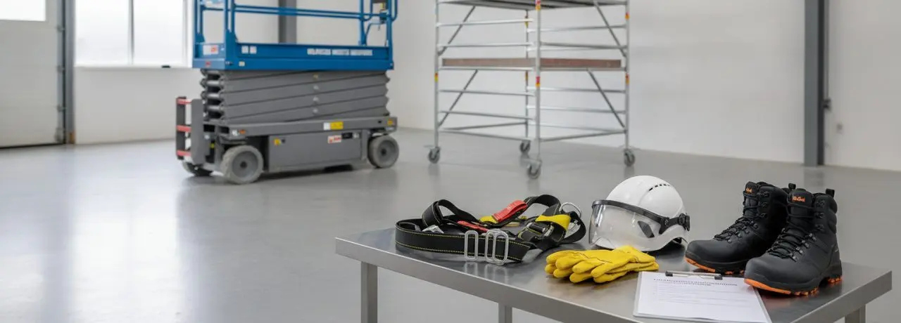 8 tips om schoonmaakwerk op hoogte veiliger voor te bereiden en af te zetten. Tip 3: Controleer machines, ladders en persoonlijke beschermingsmiddelen