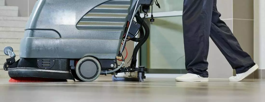Winkelpanden schoonmaken