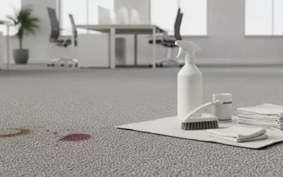 7 tips om tapijtvlekken op kantoor sneller en gerichter te behandelen.