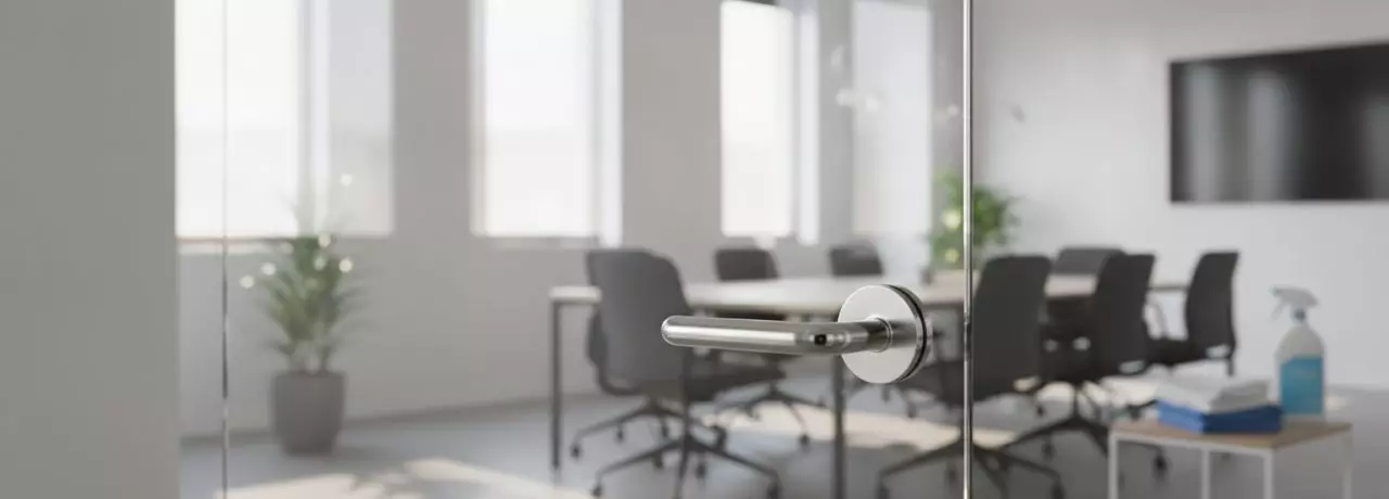 8 tips om glaswanden op kantoor langer vrij van vingerafdrukken te houden.