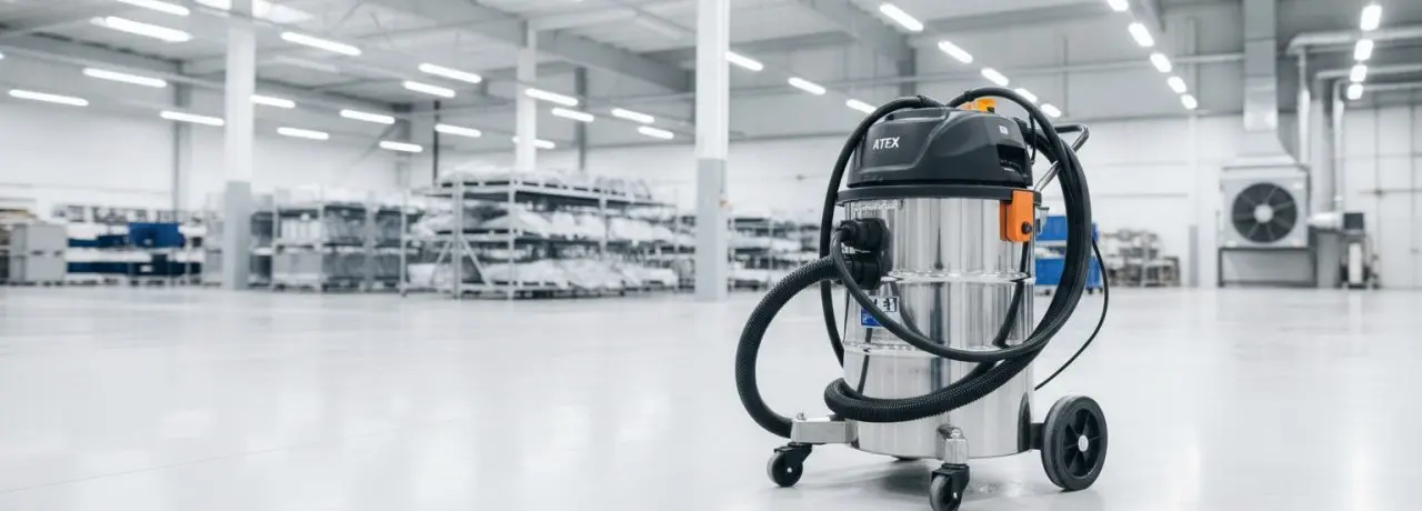 Welke ATEX apparatuur is geschikt voor schoonmaakwerk?