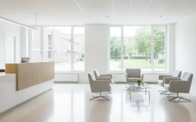 Kantoorvloer machinaal reinigen